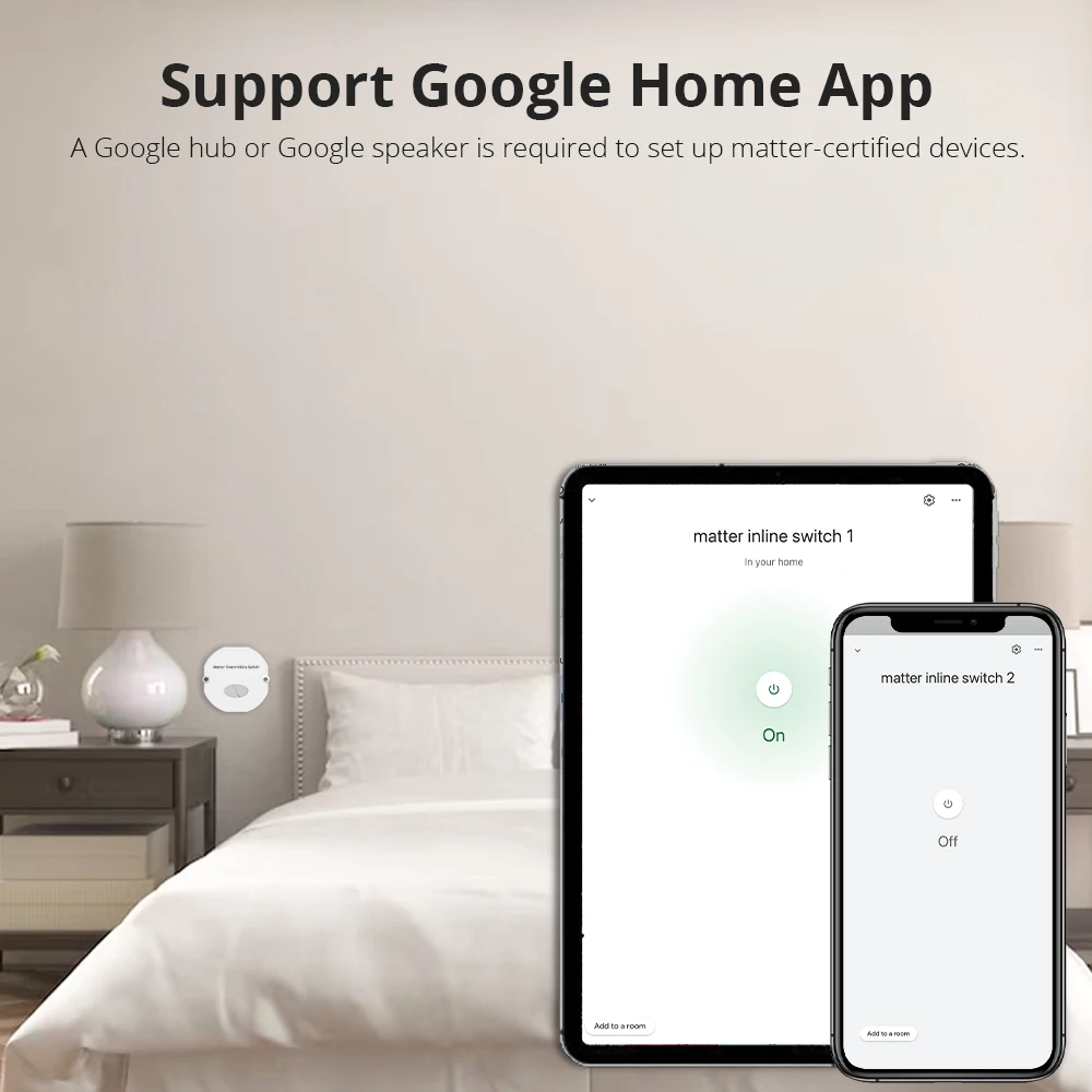 Zemismart Matter WiFi Smart Inline przełącznik modułu 2 Breaker przekaźników wsparcie Siri Google Home Smartthings kontrola aplikacji