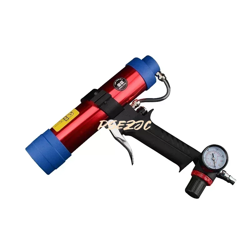 Imagem -02 - Pistola de Cola de Vidro Pneumático com Velocidade Ajustável Air Rubber Sealant Aplicador Ferramenta Filling Gun 310ml 600ml