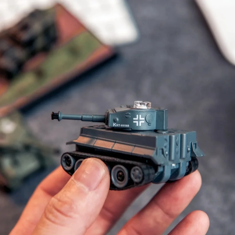 Nieuwe Mini Afstandsbediening Tank Volledige Proportionele Desktop Rc Battle Tanks Infrarood Tank Model Combat Desktop Jongen Verjaardag Speelgoed Geschenken