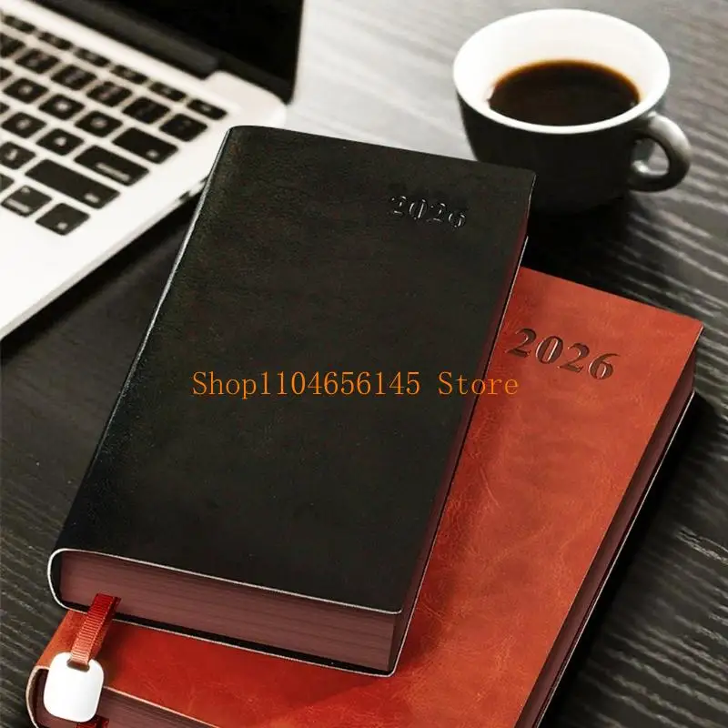 2026 Business Planner With Recycled Paper Pages Ergonomic Design Perfect For Scheduling Meetings Deadlines