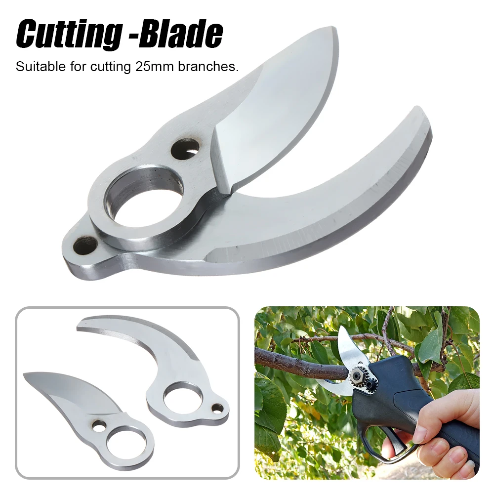 Lâminas substituíveis para Pruner sem fio, recarregável elétrica Jardim Shears, Poda para 25mm Fruit Tree Bonsai Ramos