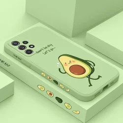 Avocado Family Case For Samsung A56 A36 A26 A73 A53 A33 A23 A24 A16 A06 A15 A25 A35 A55 A13 A72 A52 A32 A22 4G 5G Cover