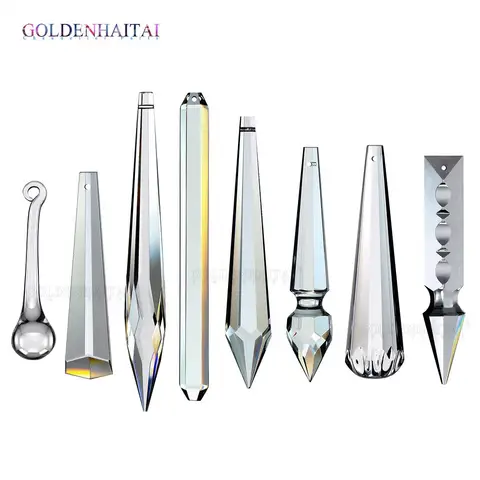 Camal 100pcs 팔각형 구슬에 대 한 골드 13mm/0.51inch 링 커넥터 크리스탈 Pendent 프리즘 매달려 연결 램프 샹들리에 Best5 8 카말 크리스탈 프리즘 펜던트, 황소 다리 뾰족한 구슬, 로켓 롱 바, 육각 칼럼 마이크, 선캐처 샹들리에 장식, 2 개