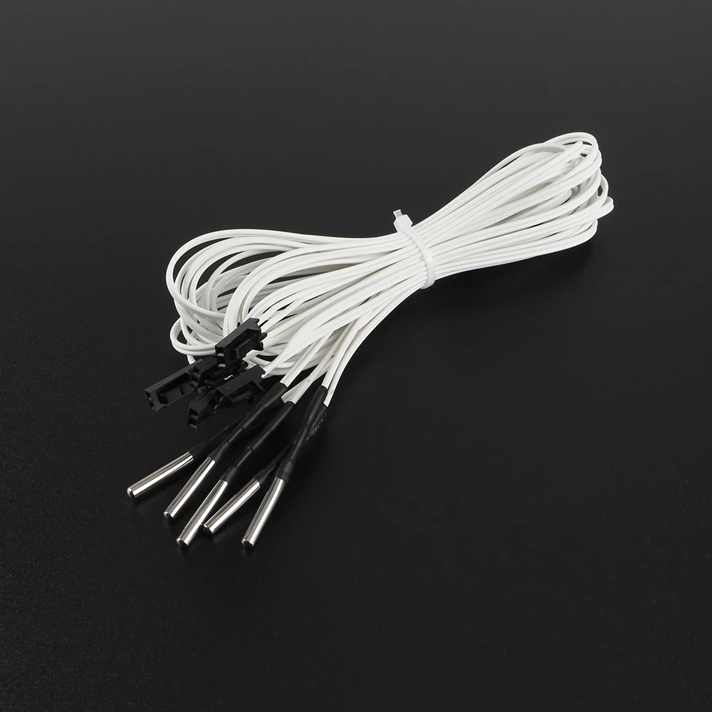 Części drukarki 3D termistorowy czujnik temperatury HT-NTC100K L 1M dla 350 stopni dla Prusa i3 MK2S/MK3/MK3S Hotend Extruder