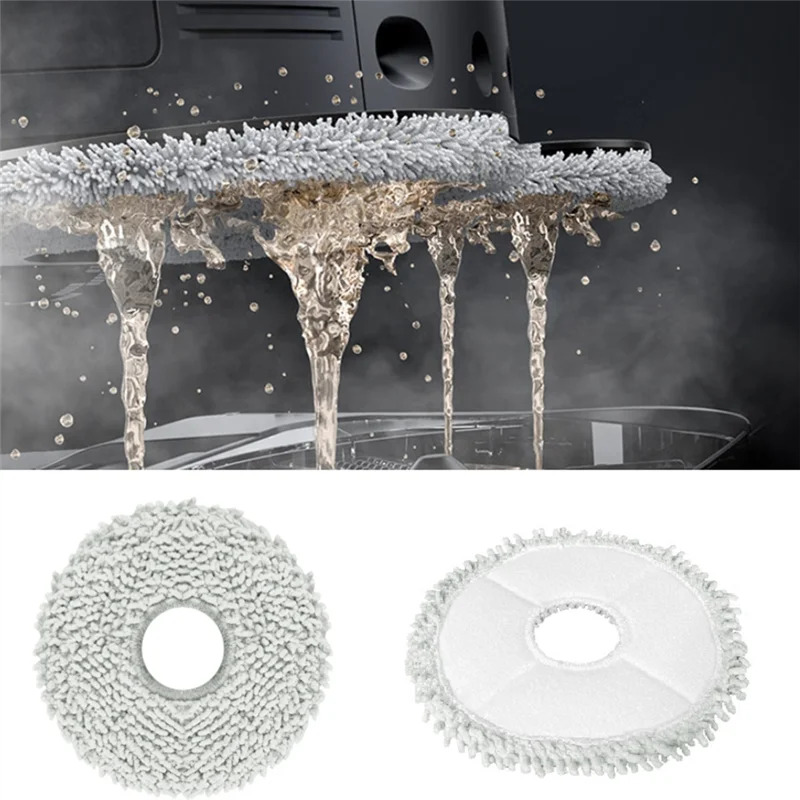 Xiaomi Dreame用の洗えるモップクロス,掃除機の交換,ロボットのスペアパーツ,x20 pro plus,4個