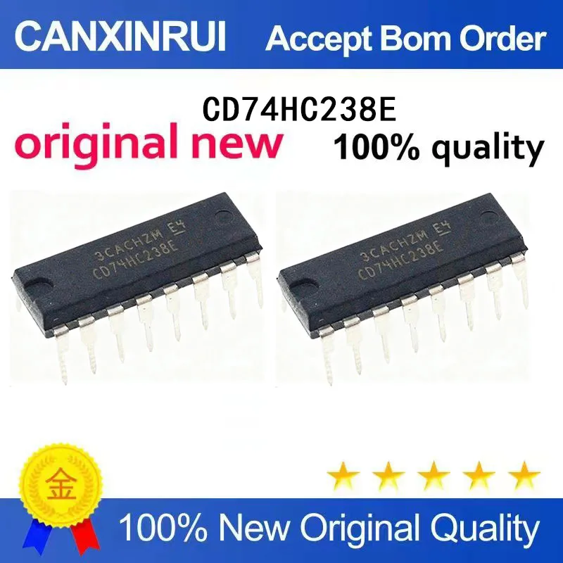 (5-100 Pieces) New stock CD74HC238E 74HC238 DIP-16