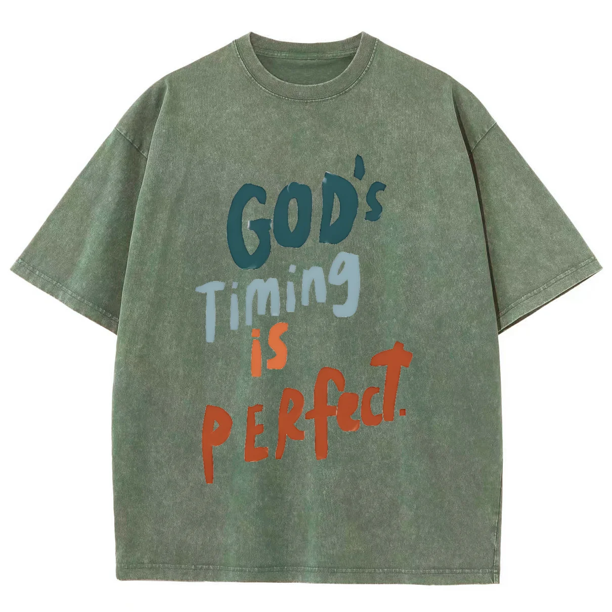 T-shirt da donna con stampa di lettere in tinta unita t-shirt oversize in Denim lavato manica corta allentata semplice e Casual per pendolari t-shirt di alta qualità