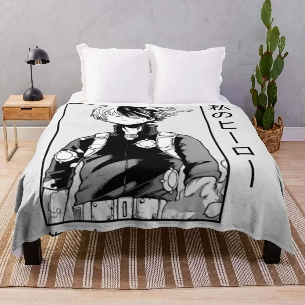 Shoto Todoroki Gooi Deken Valentijn cadeau-ideeën Enkele dekens en gepersonaliseerde cadeaudekens
