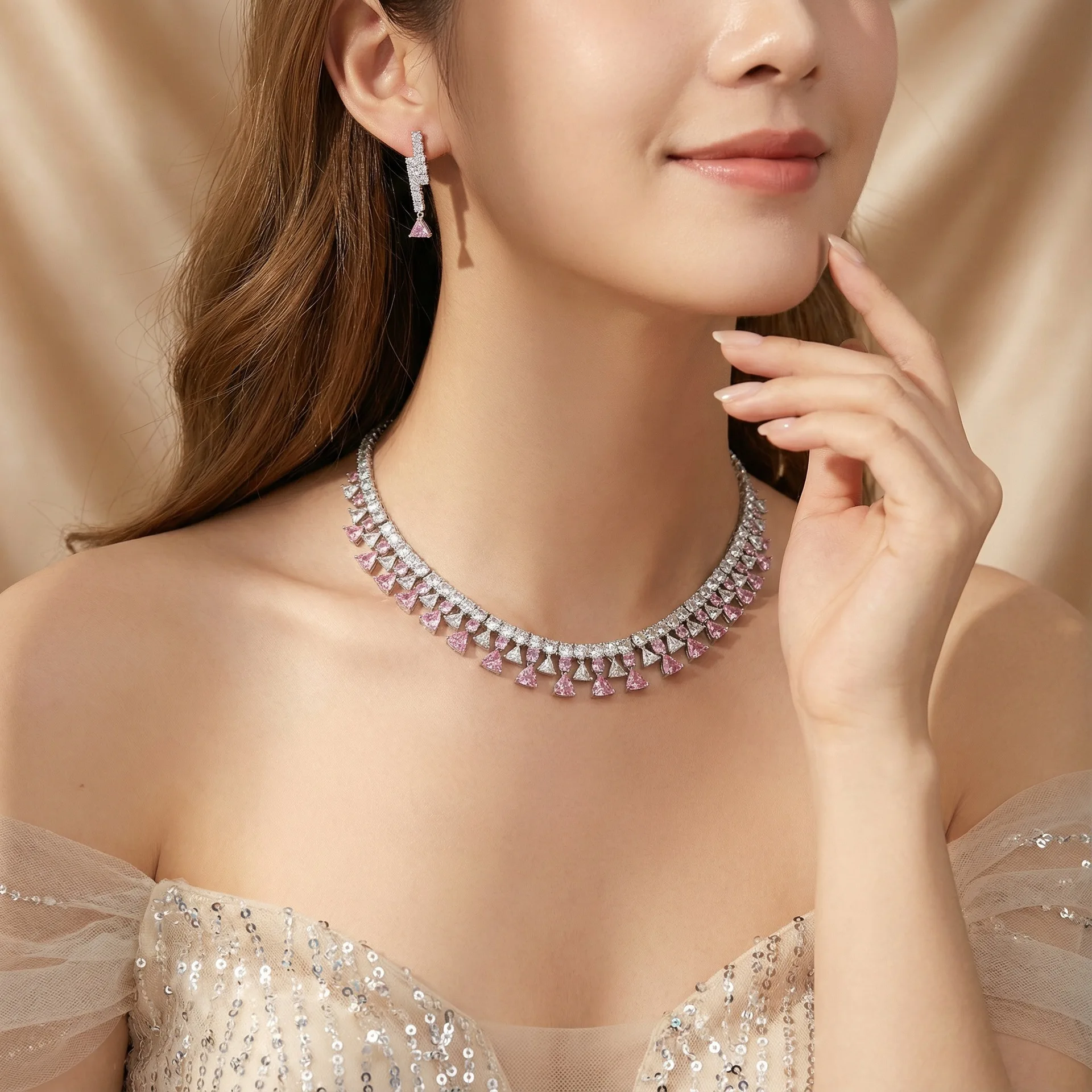 stunning-zircon-geometry-wedding-dress-host-stage-set-sparkling-fashion-jewelry-necklace-for-women-adult-new-bride