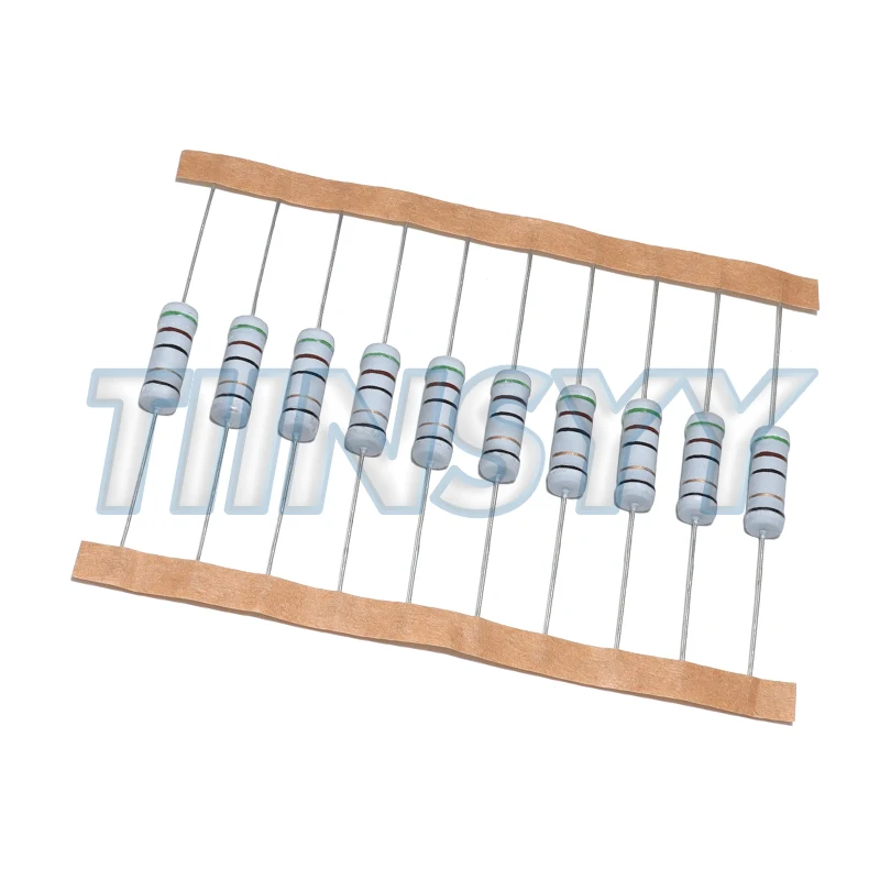 10pcs 3W 5% Wire Wound Resistor Fuse Winding Resistance 0.1R 0.1 0.15 0.22 0.33 0.47 0.5 1 2.2 4.7 6.8 10 22 33 47 51 68 100 ohm