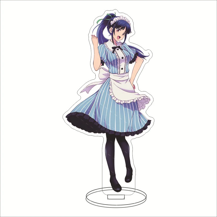 Figura de acrílico de diosa de Anime para niñas, soporte para terraza o cafetería Familiar, placa de modelo de pie, accesorios de colección para Cosplay, regalos