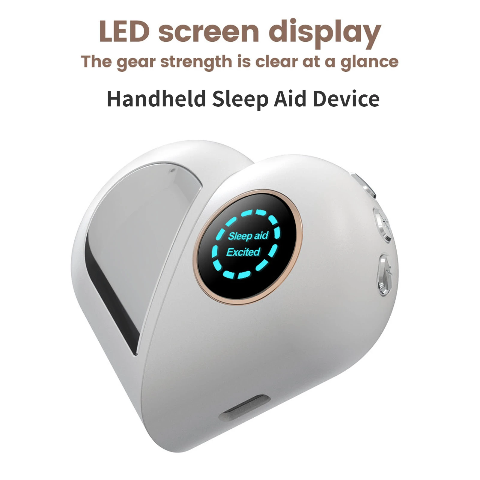 Handheld Sleep Aid Device 180mAh Battery Capacity Portable Micro Current Intelligent Relieve Insomnia Relief Pressure Device