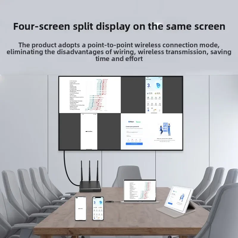 Wireless screen projector hdmi mobile phone tablet 4k computer TYPE-C simultaneous screen interpreter Y5