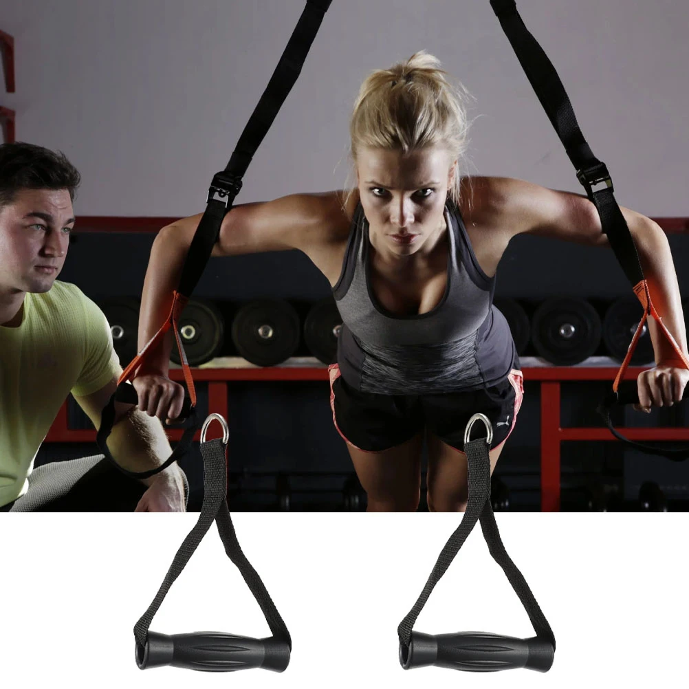 

1Pc Premium Fitness Handle Ultra Comfortable Exercise Handle Durable Biomechanical Training Accessory