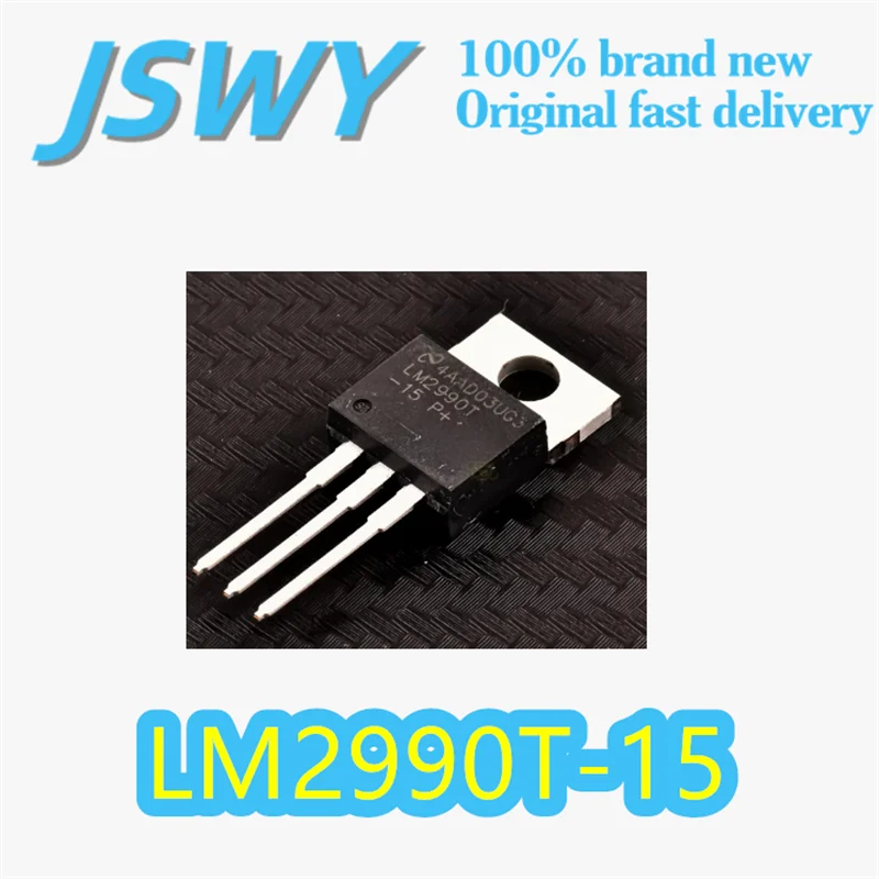 

(5/50 pieces) LM2990T-15 Original LM2990T TO-220-3 Package -15V Negative Voltage Linear Regulator 1.8A Output Electronics