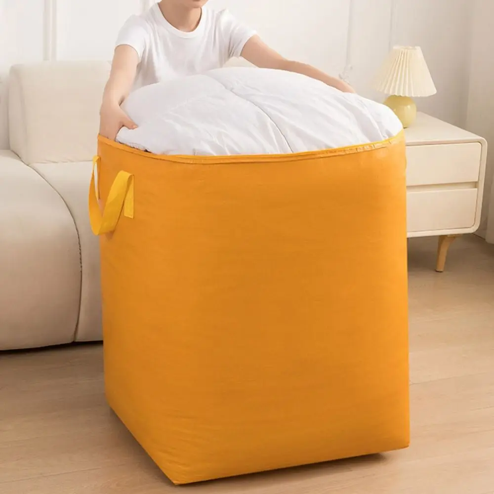 

Waterproof Quilt Storage Bag Wear-resistant Dustproof Moving Turnover Bag Foldable Portable Storage Bin Wardrobe