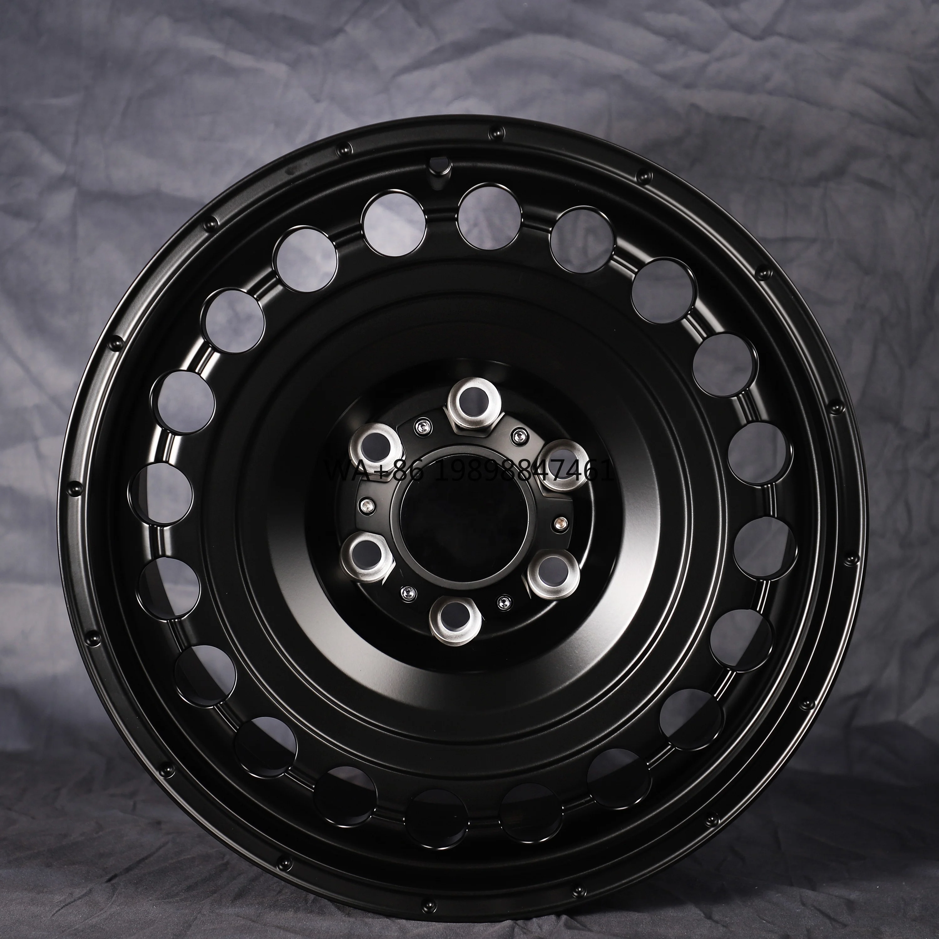 

Chinese Factory's New Forged Racing Car Wheels Vintage Design Multi-Spoke Aluminum Gloss Black Off-Road Racing Wheels