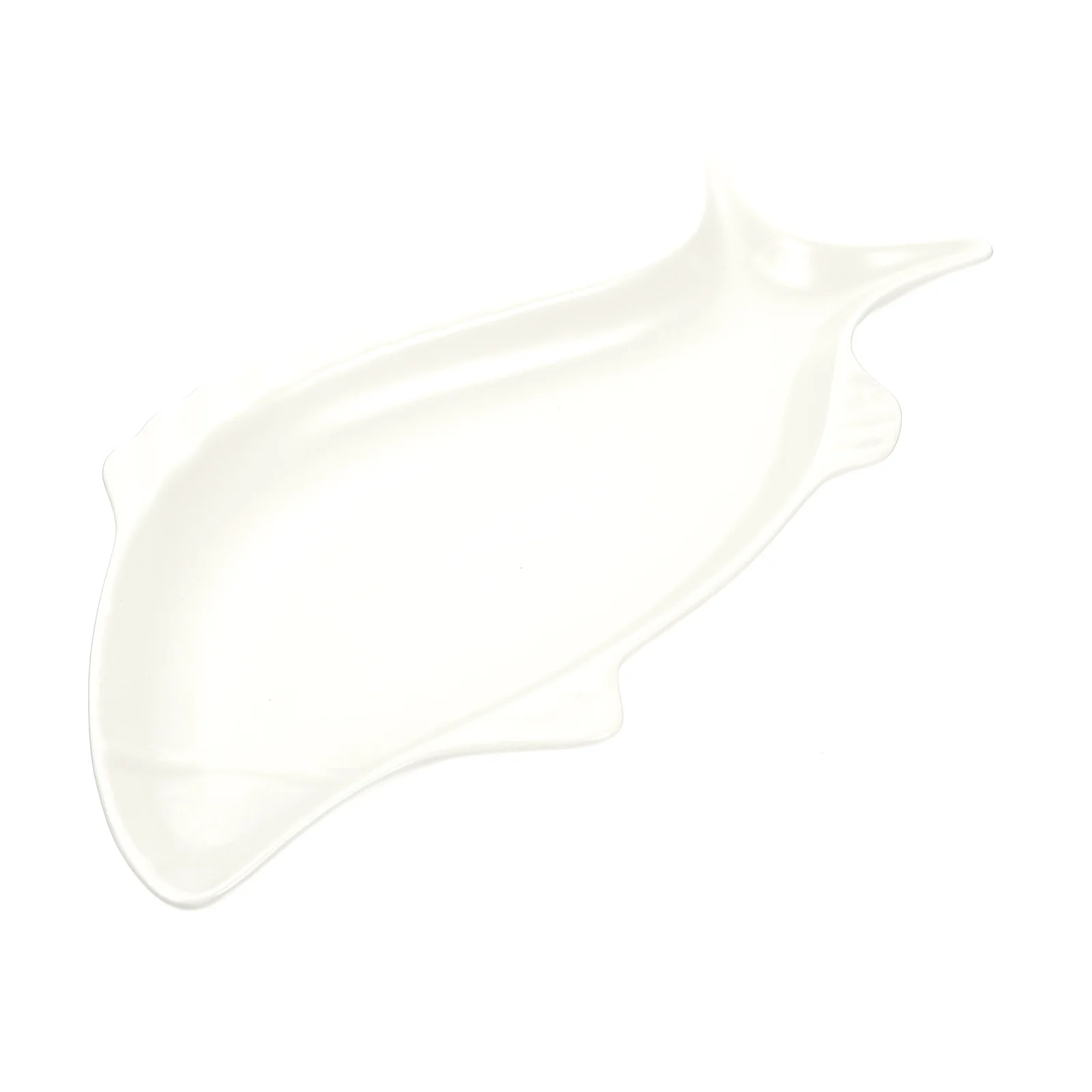 

Ceramic Dinner Plate Fish Design Multi-Functional Food Storage Container Easy Clean Compact Size Home Kitchen Use
