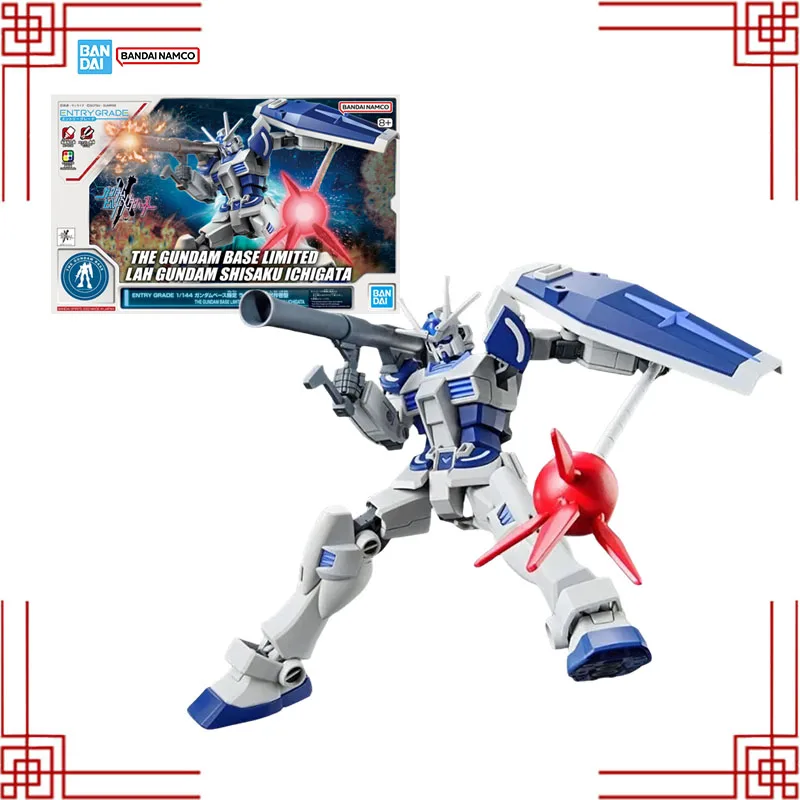 

Bandai Gundam Model Kit Genuine EG 1/144 Base Limited Lah Gundam Shisaku Ichigata Anime Action Figure Collection Assembly Model