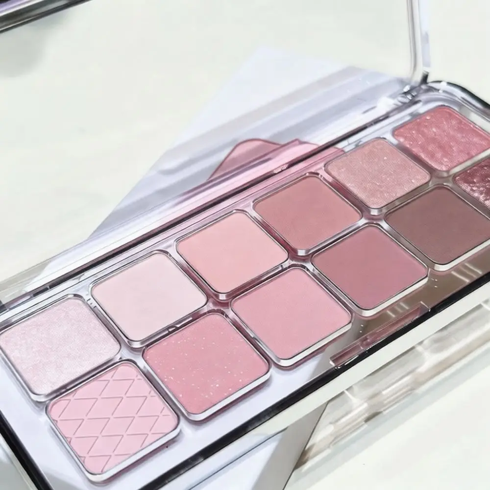 Korean Inspired Twelve Colors Matte Eyeshadow Palette Long Lasting High Pigmentation Professional Cosmetic For Smokey Eye Art