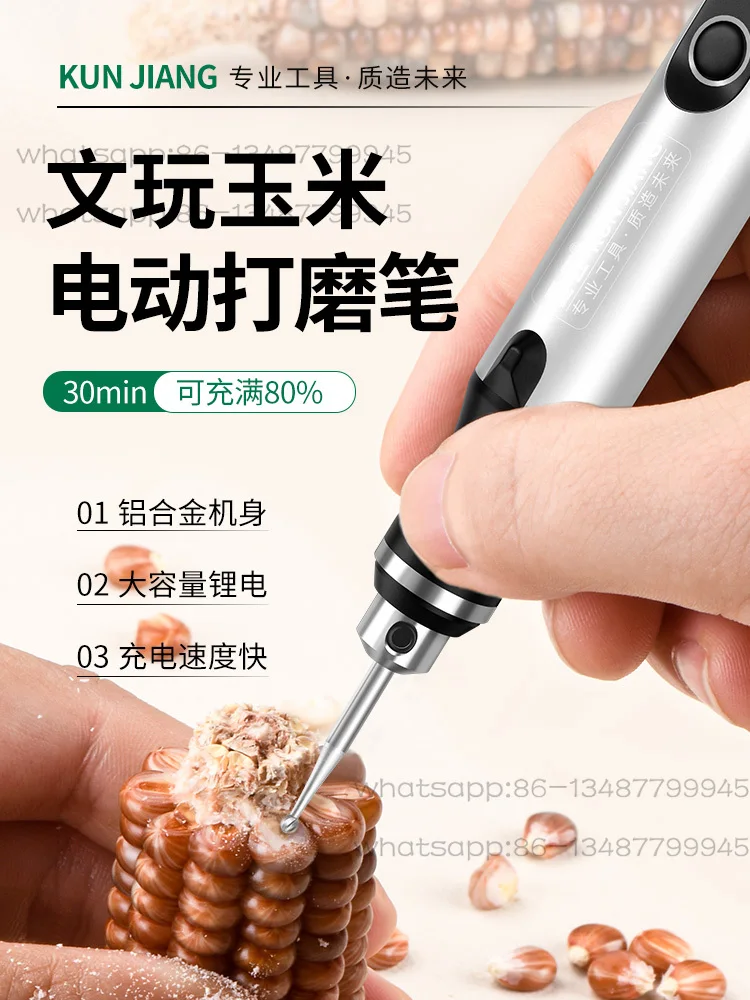 

Grinder Electric Engraving Pen Wenwan Corn Making Kit Mini Grinding Pen Handheld