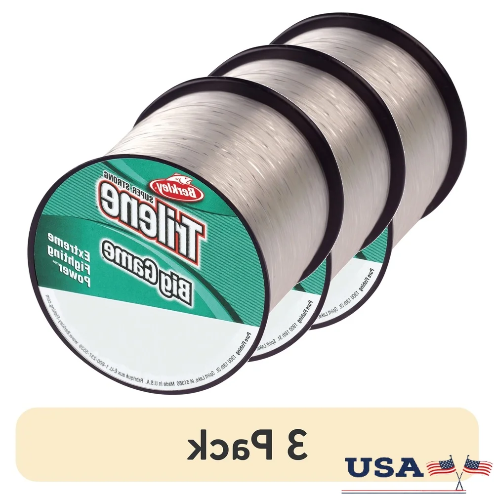 

Trilene Big Game Monofilament Fishing Line 20 lb Test 650 yd Durable High Strength Shock Resistance Fishing Gear