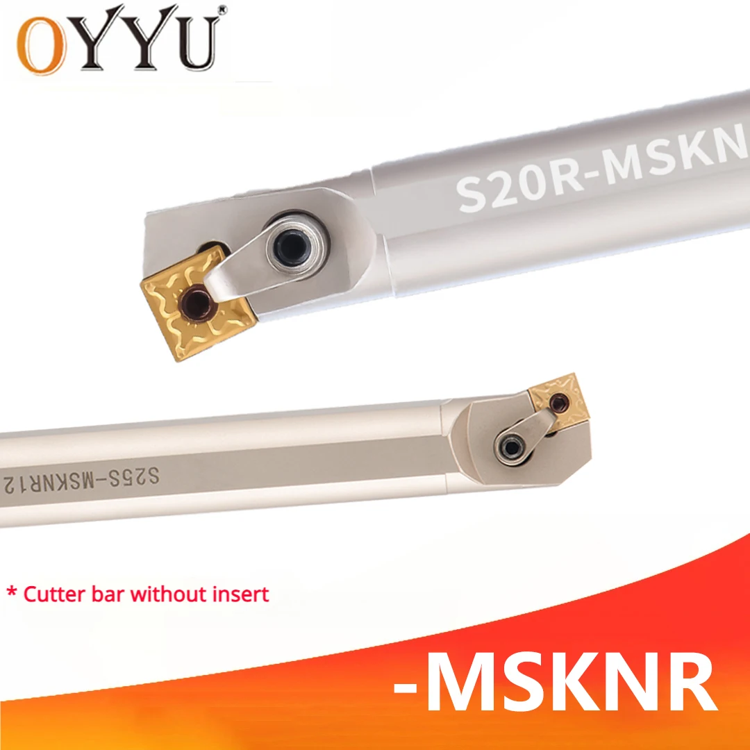 

OYYU MSKNR Spring Steel Internal Tools Holder Boring Bar S20R-MSKNR12 S25S-MSKNR12 S20R S25S MSKNR12 CNC Shank Use SNMG Insert