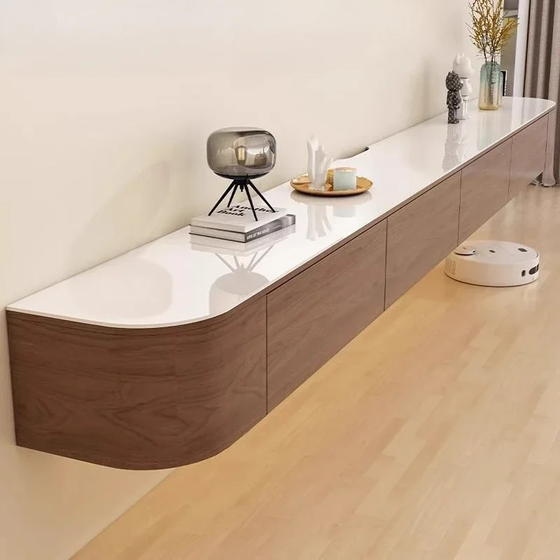 حامل تلفاز Flotante من الخشب الصلب، أدراج عالمية حديثة، حامل تلفاز إسكندنافي بسيط لغرفة المعيشة، أثاث تلفزيون Meuble De