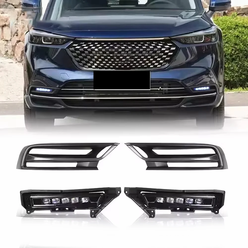 

2pc LED Daytime Running Light For Honda HR-V HRV Vezel 2022 2023 Car Driving Turn Signal Fog Lamp Auto Headlight Accessory