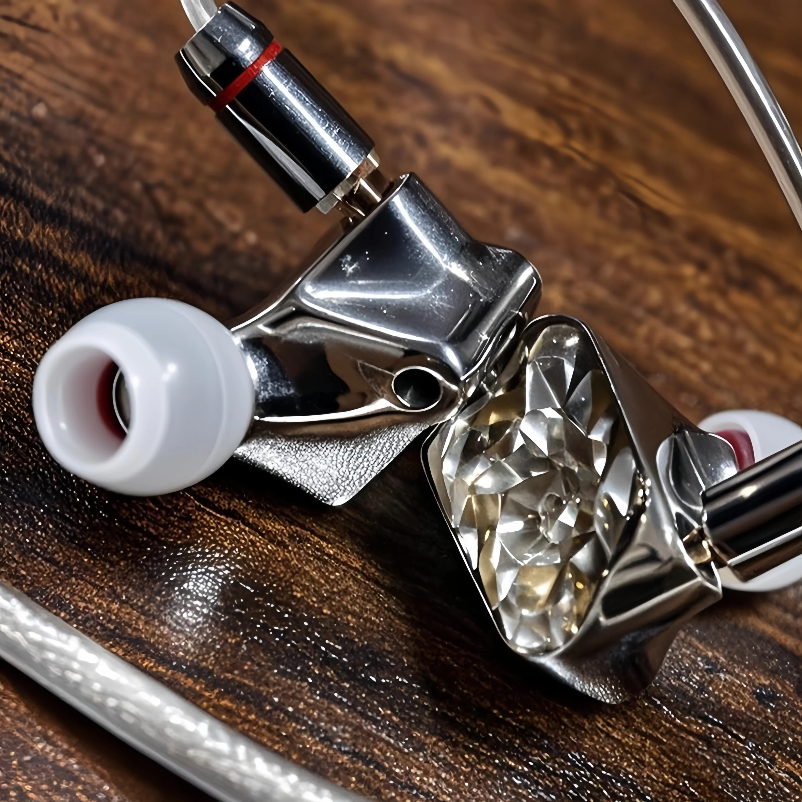 Słuchawki Qveer Rhapsody Carbon Crystal Nano Ultra Flagship Dynamic Popular Vocal Hifi Music Monitor Studio Audiophiles Bass