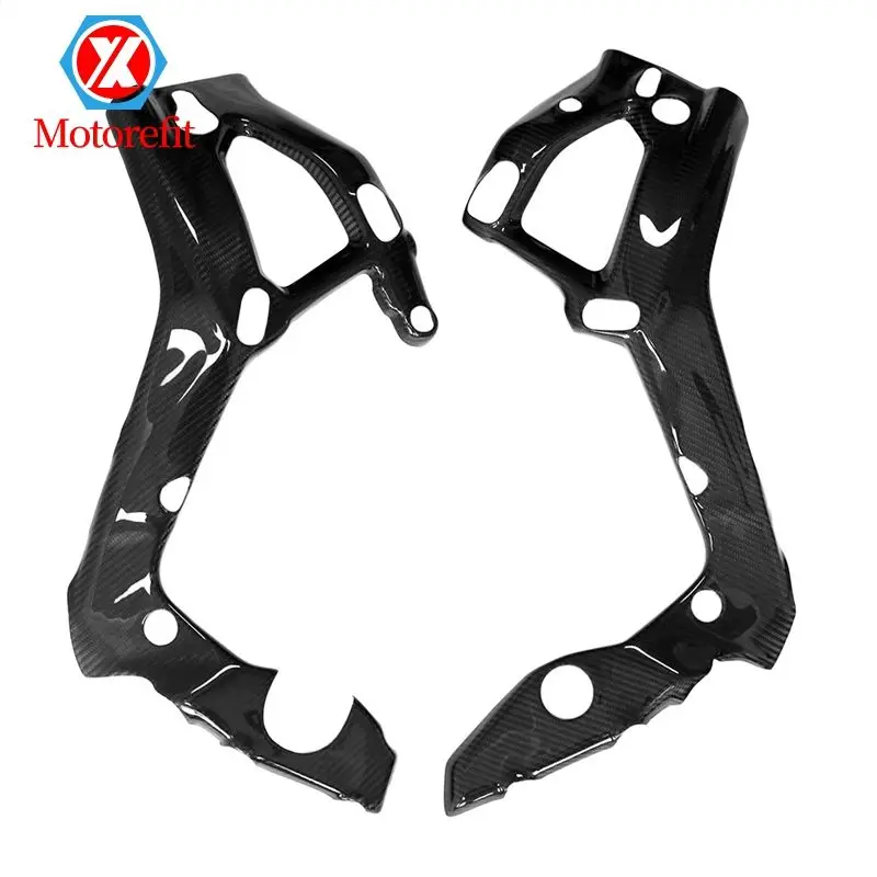 Motorcycle Accessories Carbon Fiber Frame Cover Guard Protect 3K Twill for  S1000RR 2019 - 2021