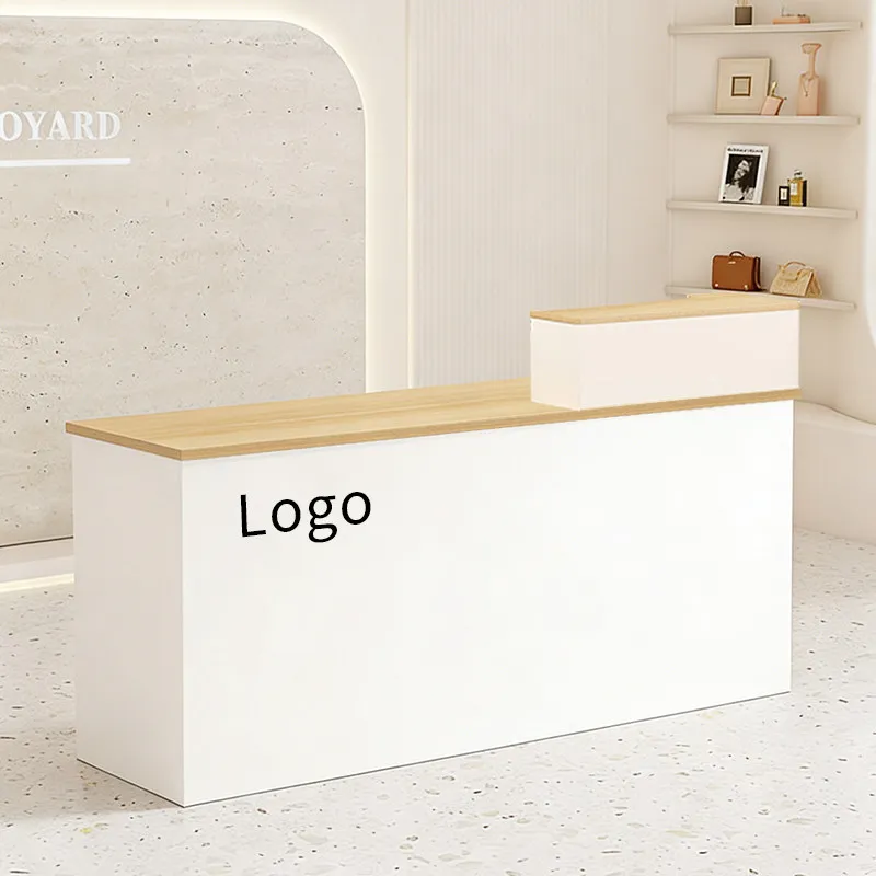 

Elegant Office Reception Desk Hairdresser With Drawers Reception Desk Cafe Counter Medical Small Muebles Commercial Furniture