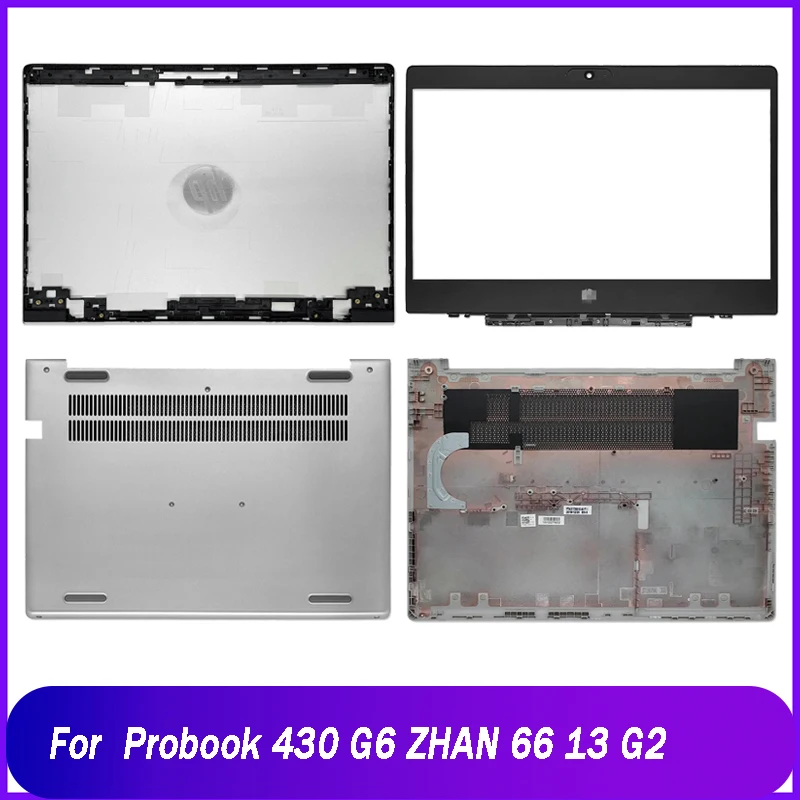 New Laptop LCD Back Cover Top Case / Front Bezel / Bottom Base Cover For HP Probook 430 G6 ZHAN 66 13 G2  L52012-001 Silver