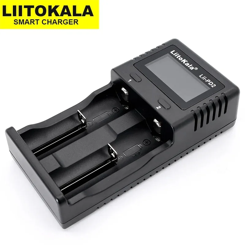 1-5 sztuk Liitokala Lii-PD2 1.2V 3.7V 3.2V AA/AAA 26650 18650 18350 21700 14500 20700 ue wtyczka ładowarka litowa