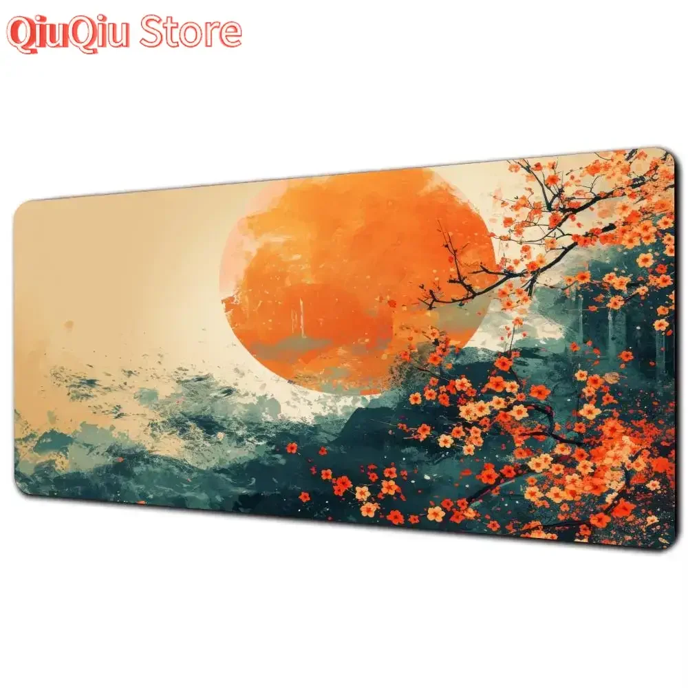 

Cherry Blossoms Wrist Rest Keyboard Gaming Mouse Pad White Mousepad Pk Control Welcome Mat Desk Decorations Office Rug Keypad