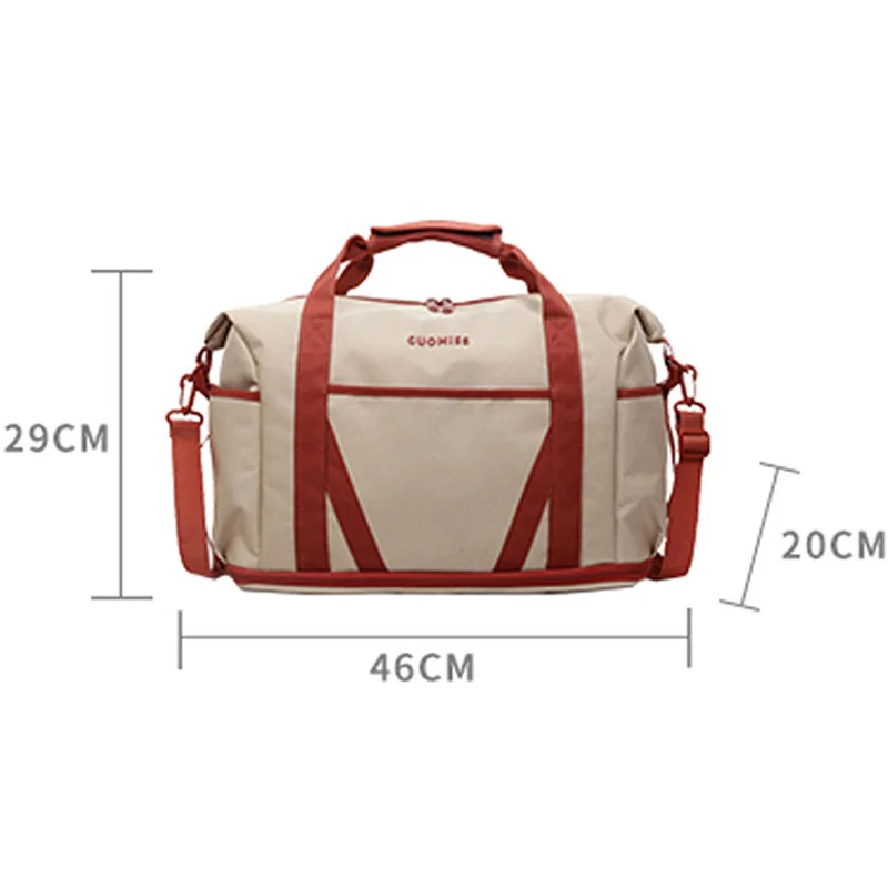 Bolsa de bagagem de viagem para homens esporte fitness ginásio treinamento acampamento trekking bolsa portátil com sapatos bolsa viajando pacote de compras