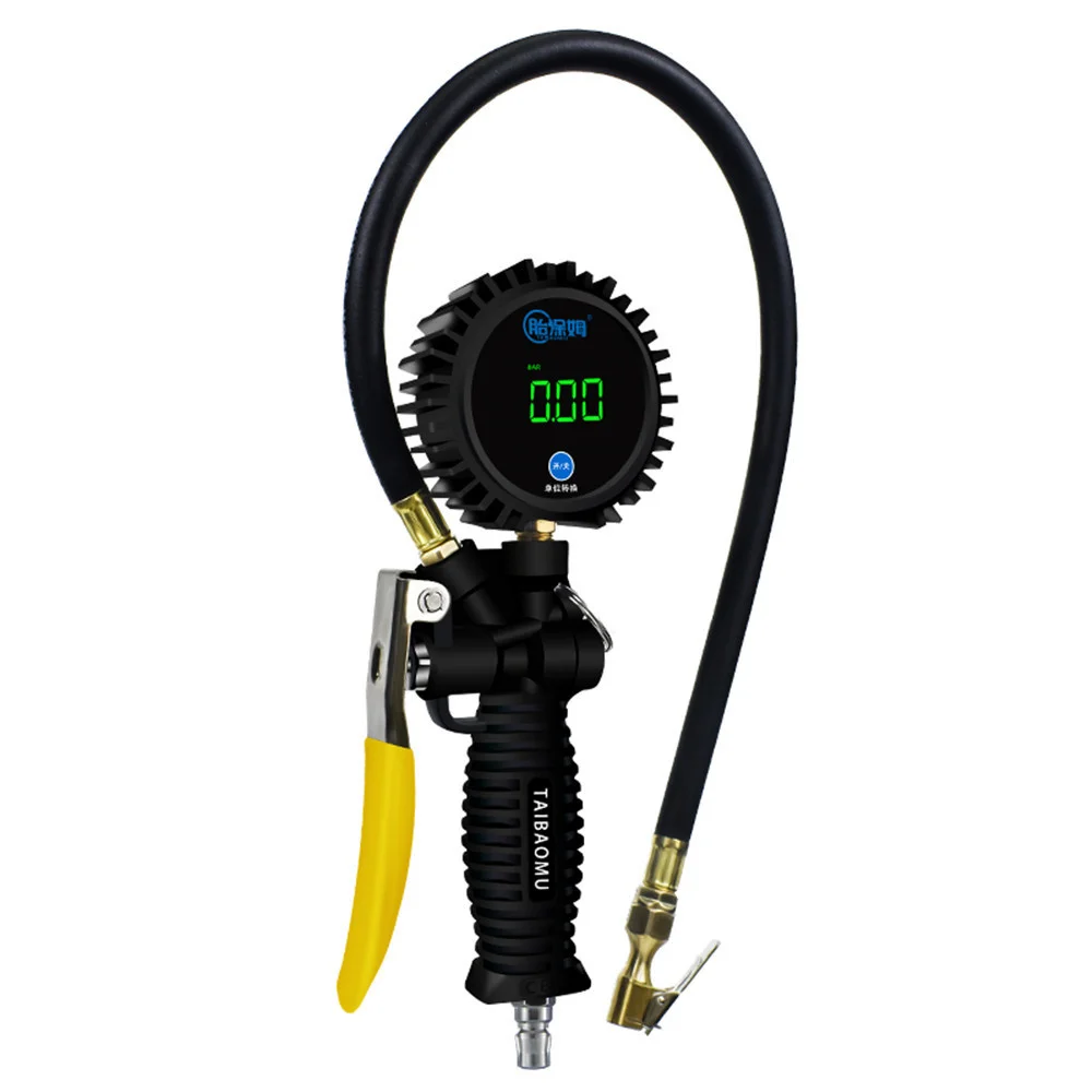 High-Precision Digital Car Tire Inflation Deflation Gun Automobile Tire Air Pressure Gauge Tyre Pressure Monitor Fast Inflator