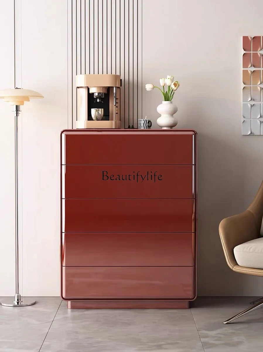 

Italian-Style Light Luxury Storage Cabinet Light Luxury Living Room Storage Simple Modern Paint Eight Spares CabinetLX