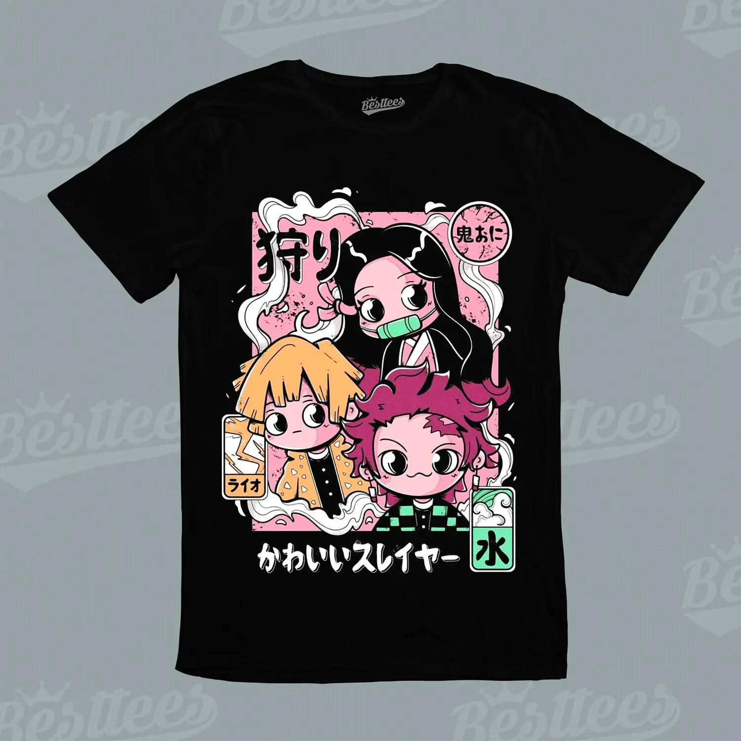 

Men/Women/Kids Anime Japanese Demon Slayer Tanjiro Zenitsu Nezuko Tee T-Shirt