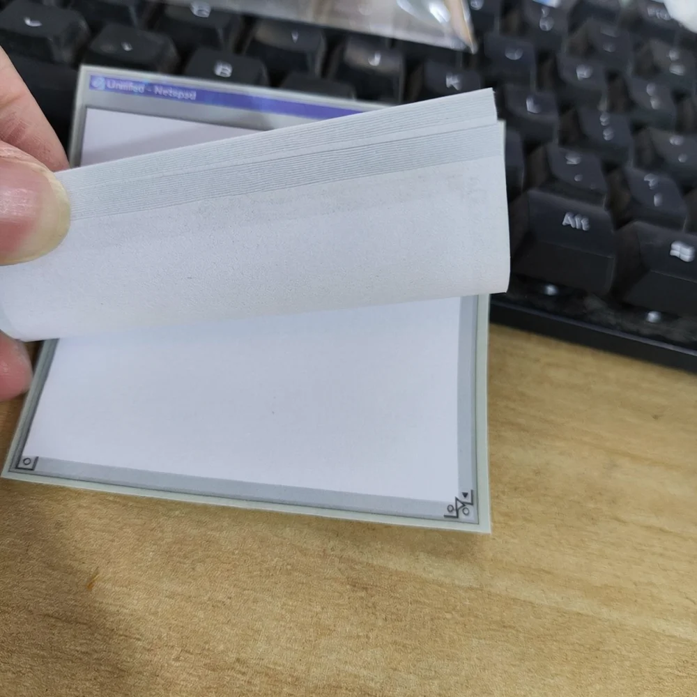Vintage Computer Disk Memo Pads Adhesive Notepads Retro Office Stationery Supplies Decorative Journaling Paper Tags