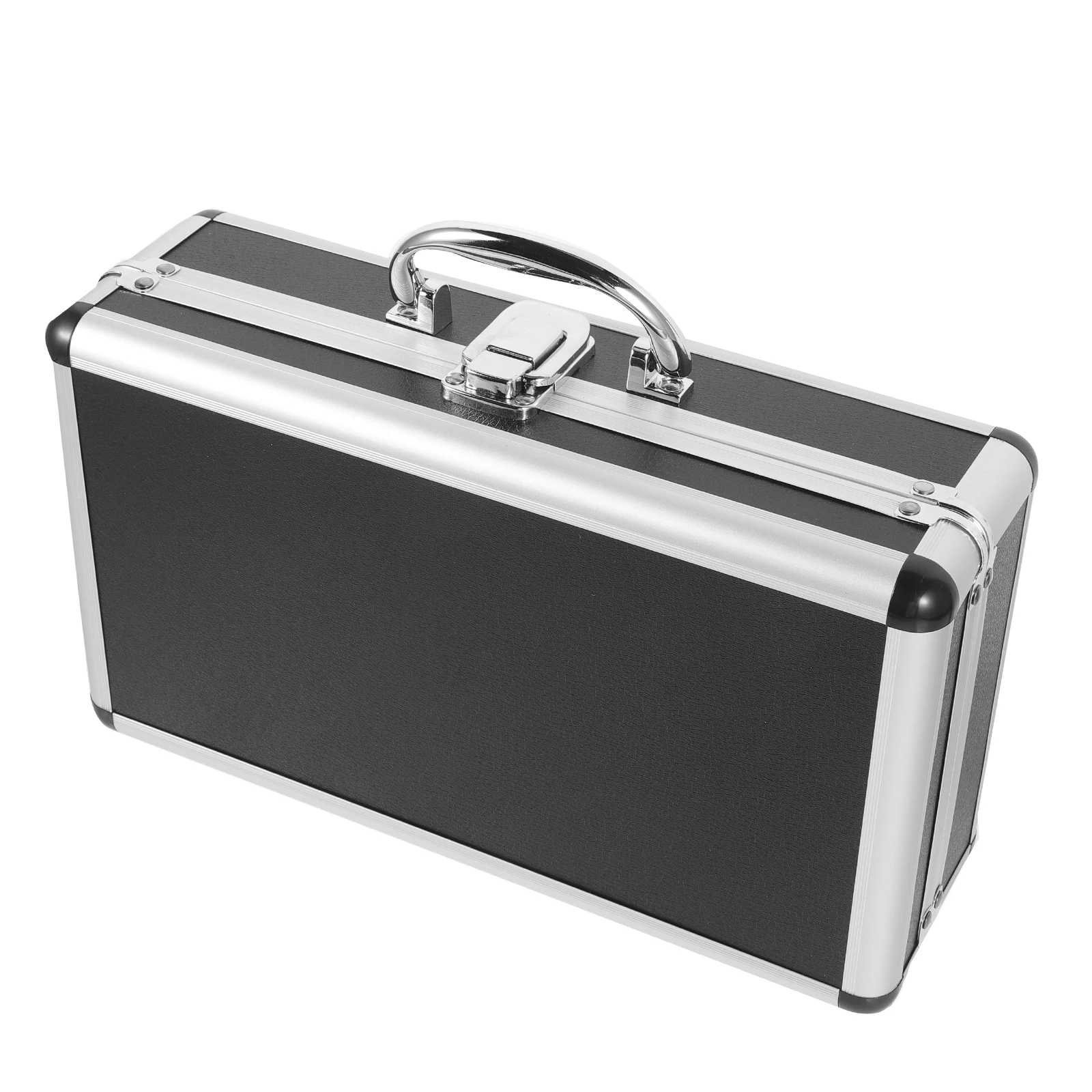 

Microphone Box Case with Durable Hard Shell Black Color Travel Storage Padded Foam Interior Compatible Wireless Handheld