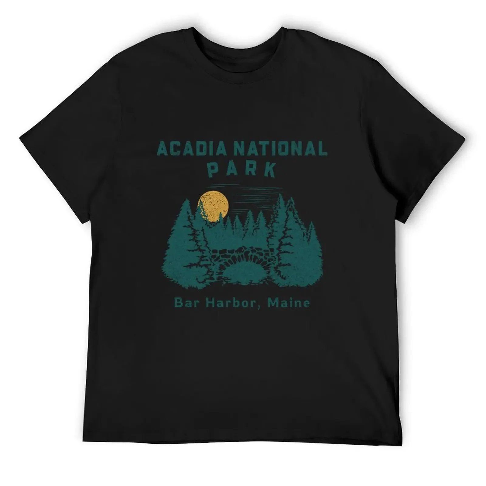 

Acadia National Park T-Shirt cotton man t-shirts anime shirt cute tops mens t shirts casual stylish