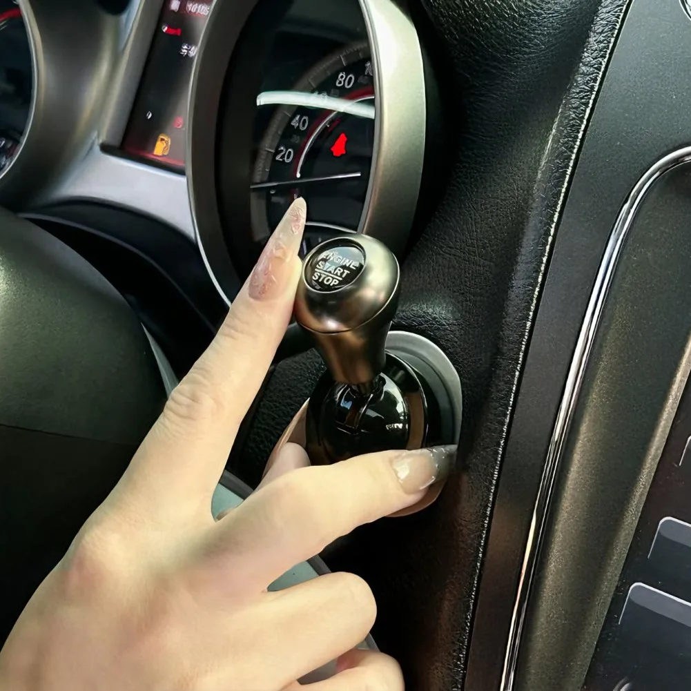 Multi-fit All Metal Car Push Start Button Cover Lever 4 Colors  95% Car Models -Universal Interior Upgrade Accessory