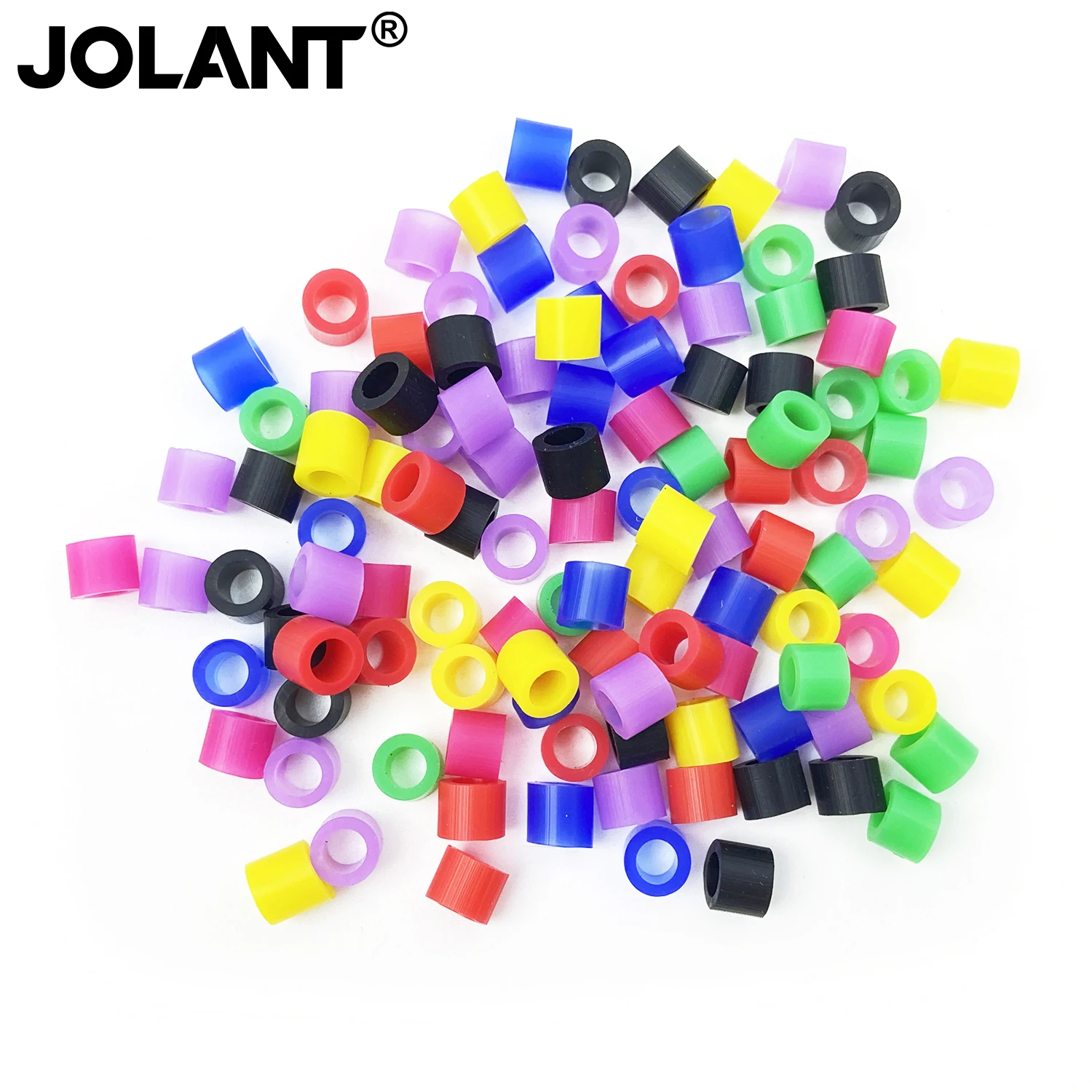 

JOLANT 100Pcs/Box Dental Color Code Ring Silicone Identification Circle Orthodontic Instrument Dentistry Material Autoclavable