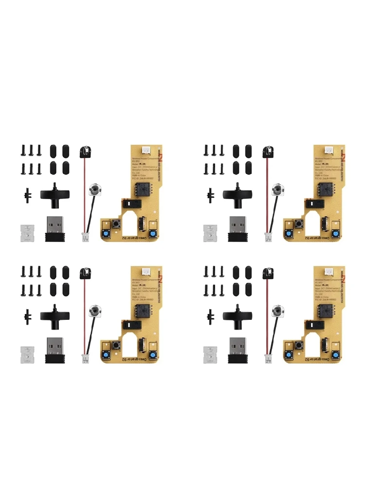 4X Zestaw Bezprzewodowej Myszy 3D DIY Bamboo Lab Model 002 Komponenty Myszy Komputerowej z Częściami i Elementami do Drukarki — zdjęcie produktu 7