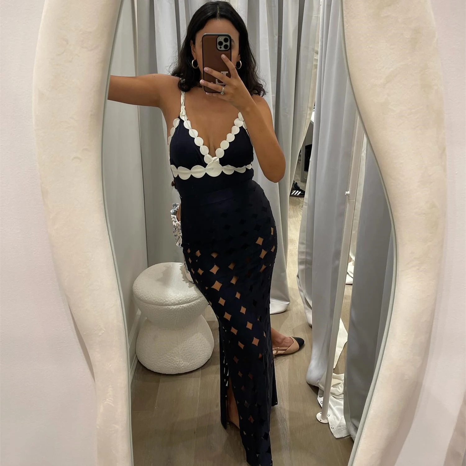 3Pcs Laser Cut Swimsuit Women Sexy Bikini Push Up Swimwear High Waisted Biquini Female Hollow Bathing Suit Bodysuit Beachwear image 5