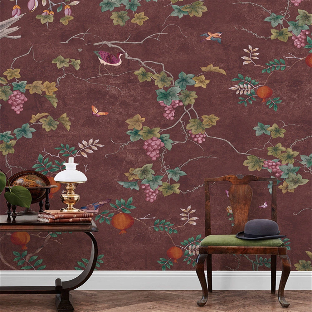 custom Jade Flower Rose Wallpaper Mural for Wall 3 d papel de parede Floral Infantil Photo art Murals Stickers home decoration