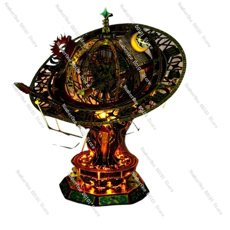 Twelve Star Palace 3D Metal Puzzle Assembly Model Kit High Difficulty DIY Handmade Craft Creative Birthday Gift For Adults Teens