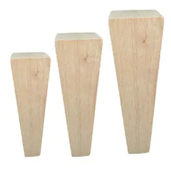 1PC 12/15/20cm Solid Wood Furniture Feets Sofa Cabinets Beds Leg Square Legs for Settee Table Home Furniture Accessories Feet