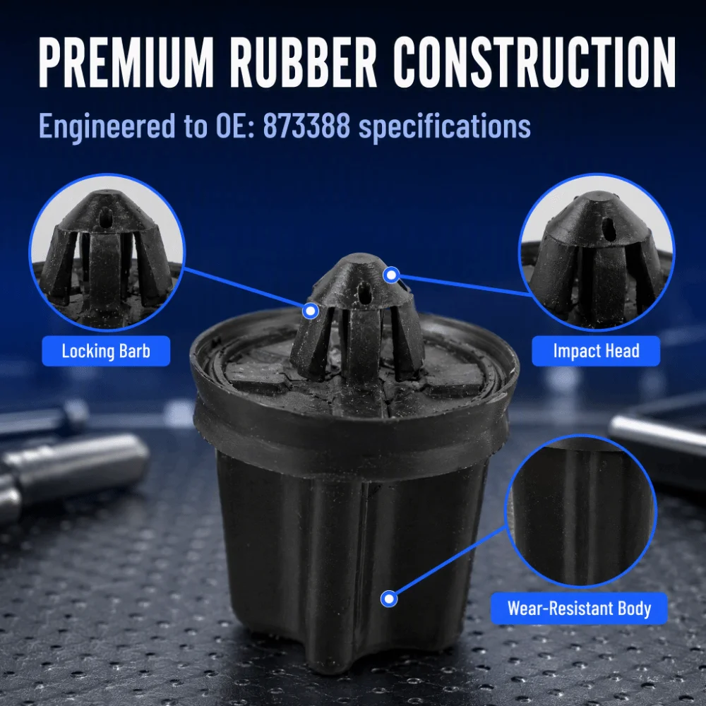 Black Engine Hood Rubber Bumper Block Rubber 873388 Hood Stopper Rubber Pad for 308CC / 308SW / RCZ / DS4 / DS5 / C4 Picasso II
